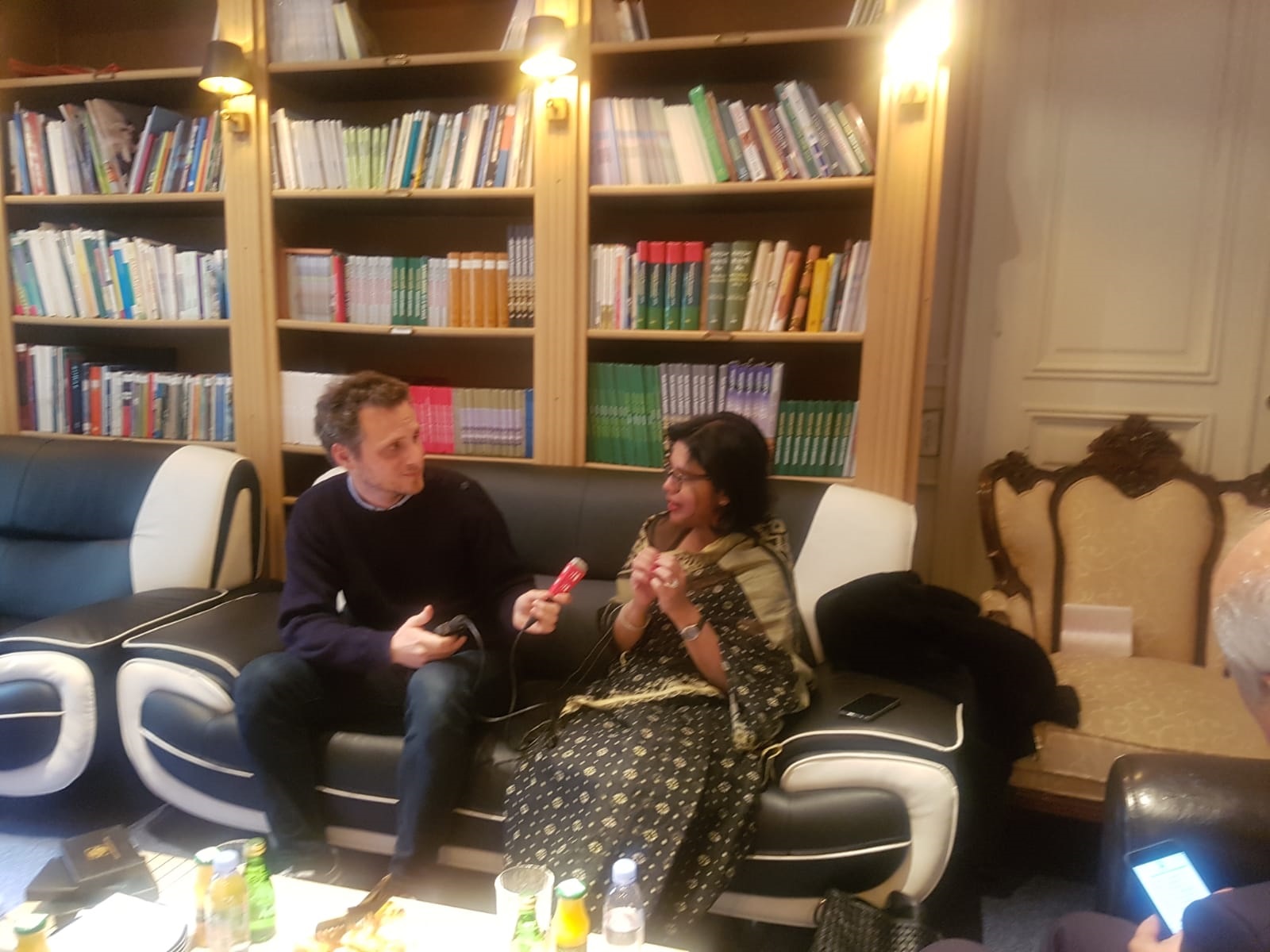 BGMEA President Dr. Rubana Huq in an interview with French media